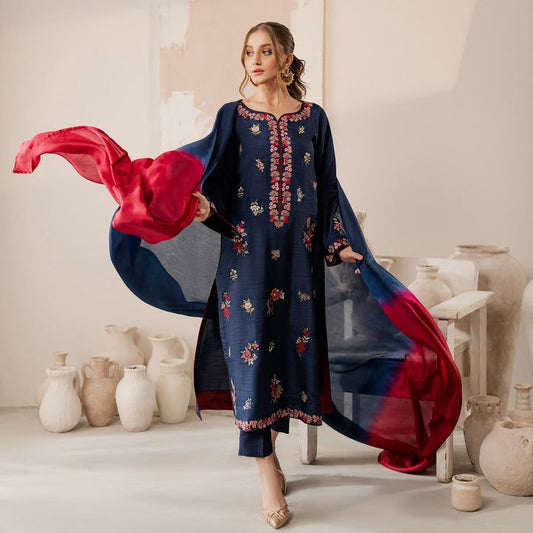 Zara Shahjahan – Embroidered Lawn 3PC – Summer Collection 2025 DW 504