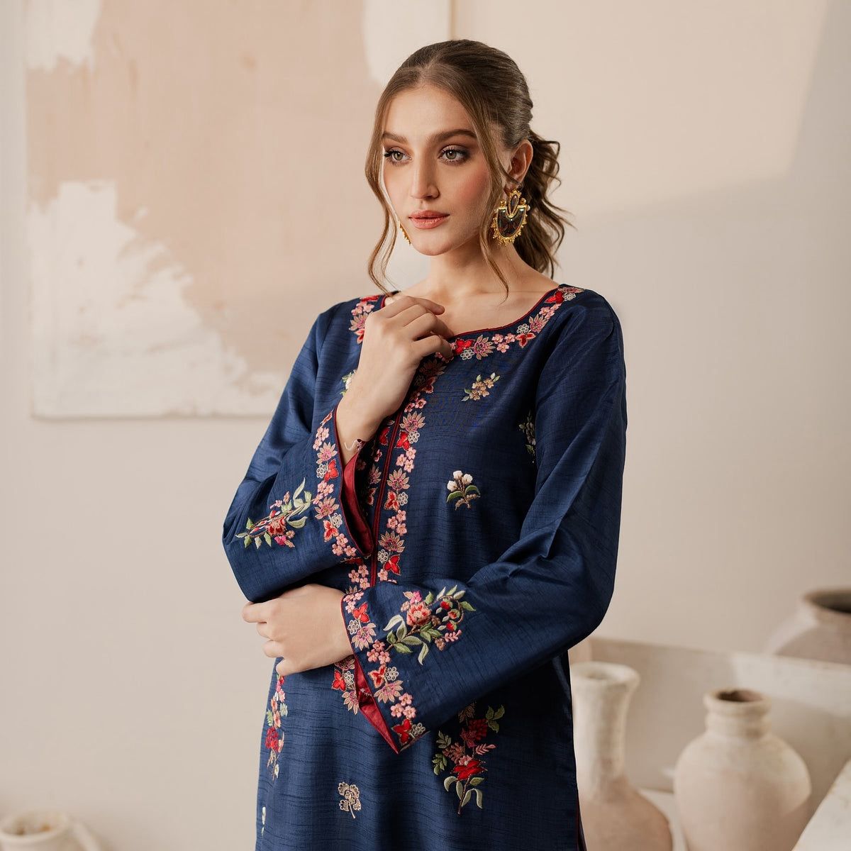 Zara Shahjahan – Embroidered Lawn 3PC – Summer Collection 2025 DW 504