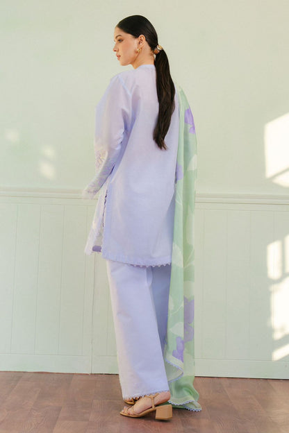 Zara Shahjahan – Embroidered Lawn 3PC – Summer Collection 2025 DW 508