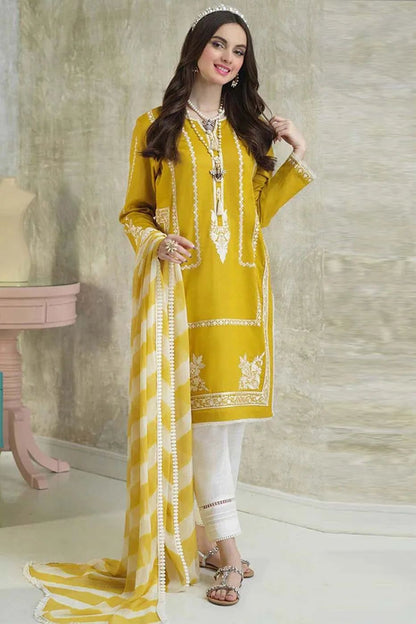 Zara Shahjahan – Embroidered Lawn 3PC – Summer Collection 2025 DW 509