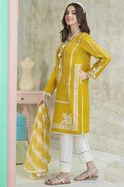 Zara Shahjahan – Embroidered Lawn 3PC – Summer Collection 2025 DW 509