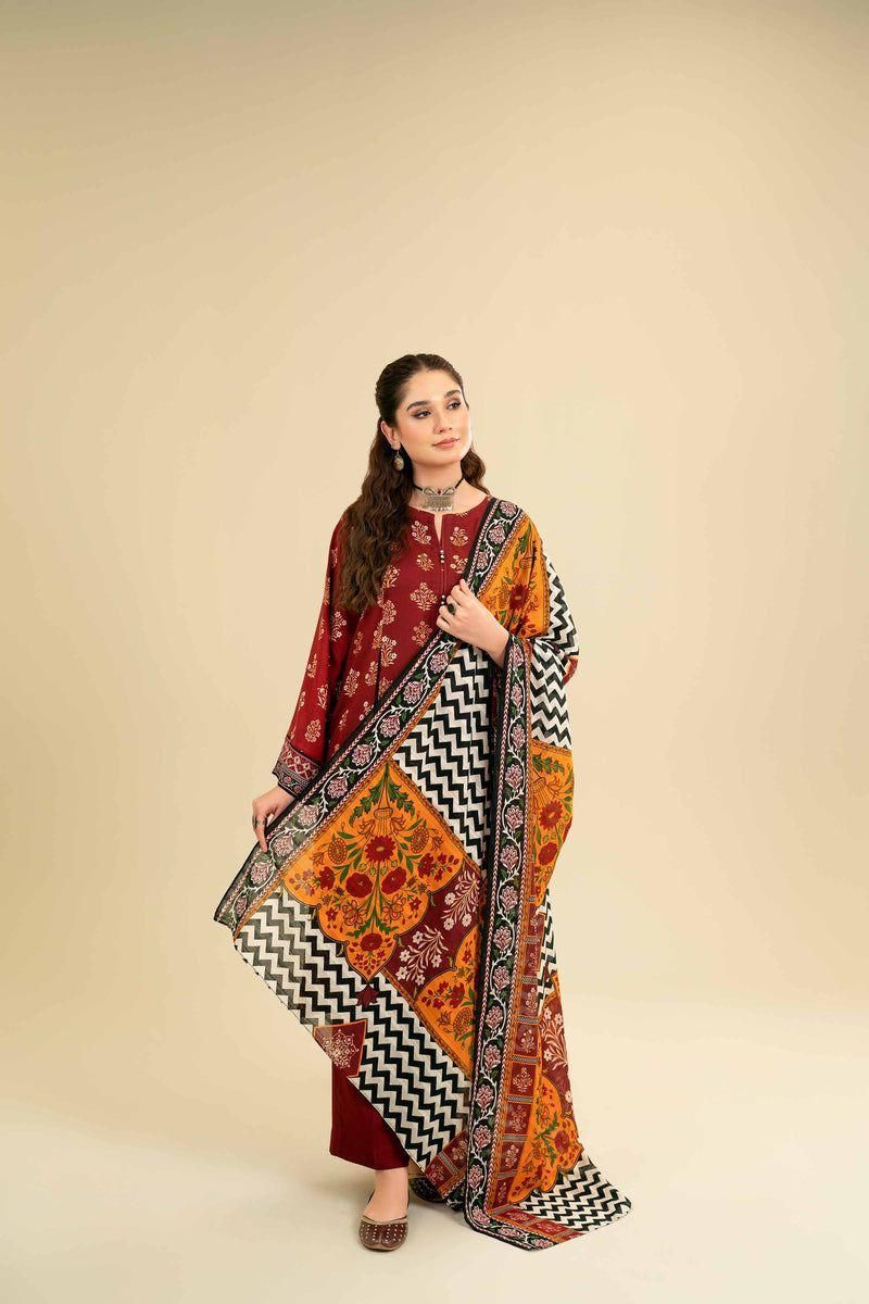 Zara Shahjahan – Embroidered Lawn 3PC – Summer Collection 2025 DW 510