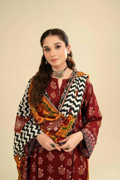 Zara Shahjahan – Embroidered Lawn 3PC – Summer Collection 2025 DW 510