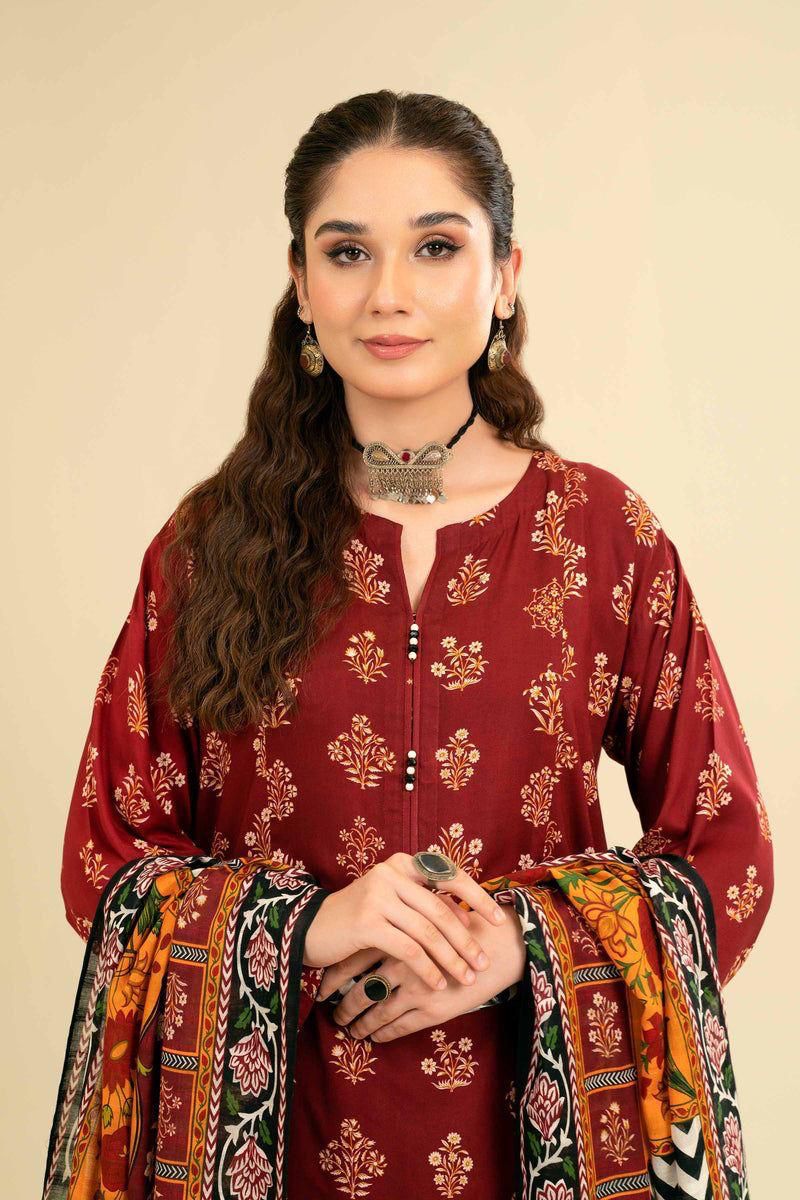 Zara Shahjahan – Embroidered Lawn 3PC – Summer Collection 2025 DW 510