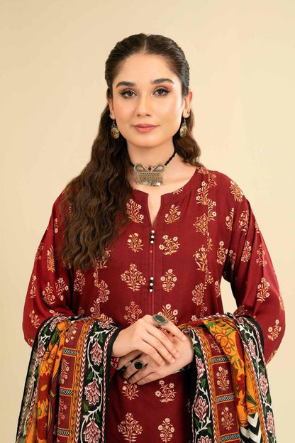 Zara Shahjahan – Embroidered Lawn 3PC – Summer Collection 2025 DW 510
