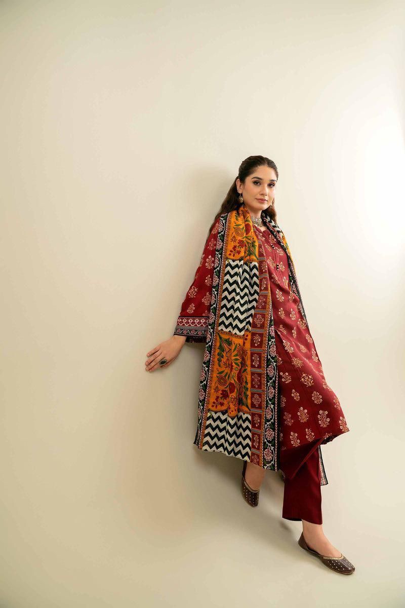 Zara Shahjahan – Embroidered Lawn 3PC – Summer Collection 2025 DW 510