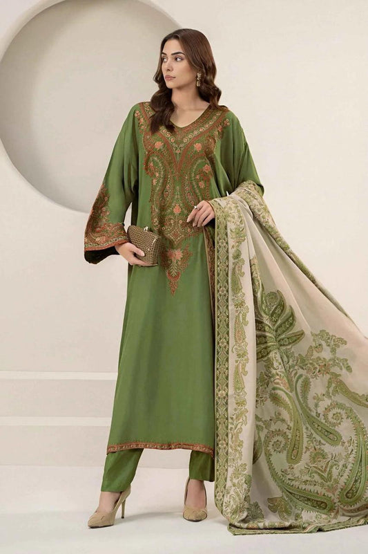 Zara Shahjahan – Embroidered Lawn 3PC – Summer Collection 2025 DW 501