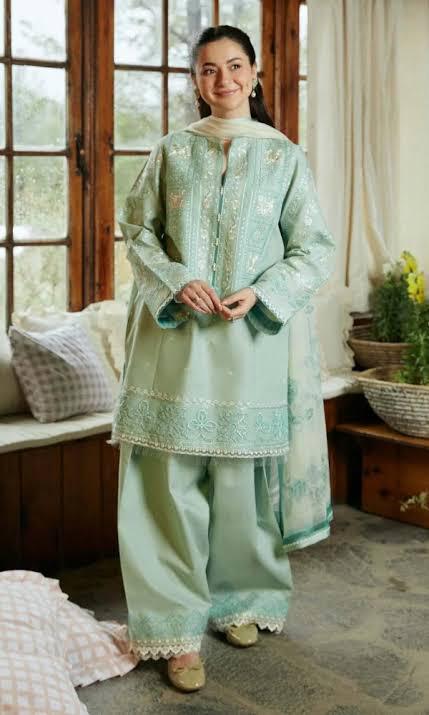 Zara Shahjahan – Embroidered Lawn 3PC – Summer Collection 2025 DW 502