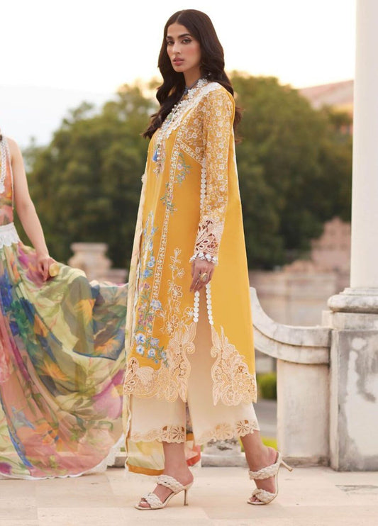Zara Shahjahan – Embroidered Lawn 3PC – Summer Collection 2025 dw 459