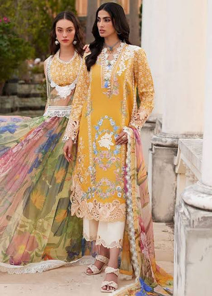 Zara Shahjahan – Embroidered Lawn 3PC – Summer Collection 2025 dw 459