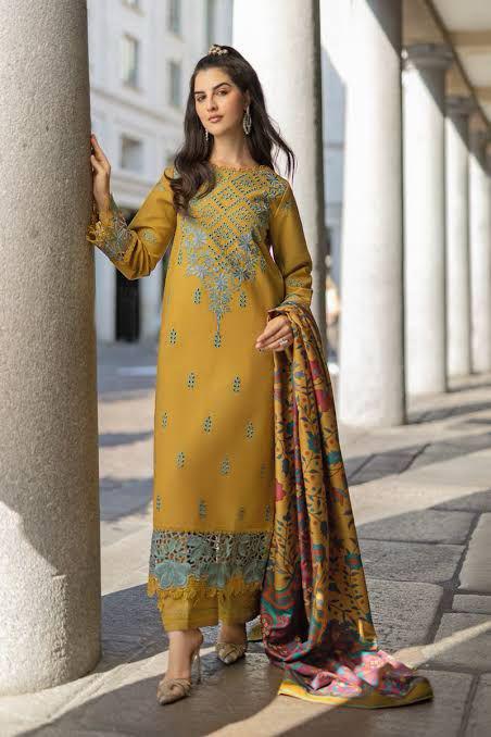 Zara Shahjahan – Embroidered Lawn 3PC – Summer Collection 2025 DW 461